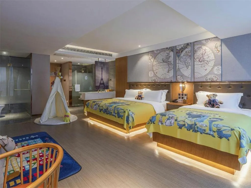 Bed in James Joyce Coffetel Hefei University of Technology