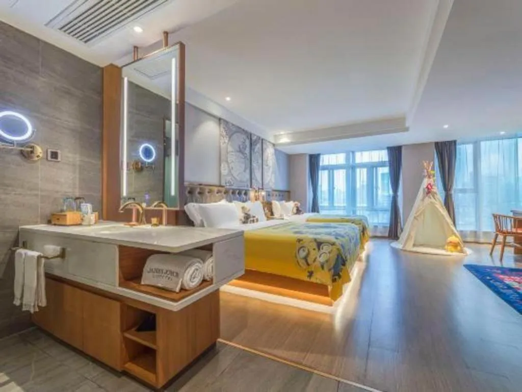 Bed in James Joyce Coffetel Hefei University of Technology