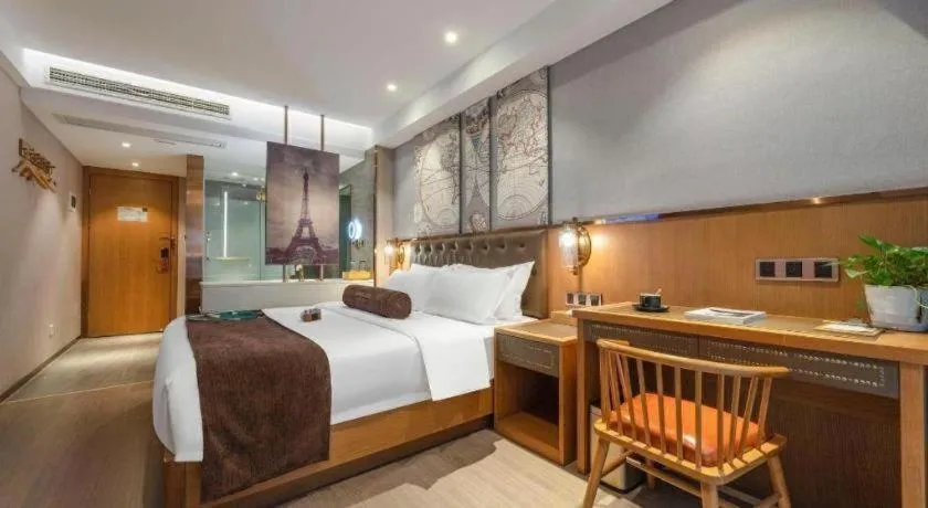 Bed in James Joyce Coffetel Hefei University of Technology