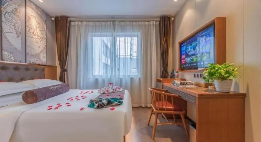 Bed in James Joyce Coffetel Hefei University of Technology