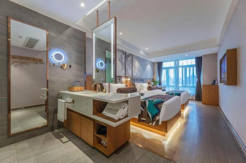 Bed in James Joyce Coffetel Hefei University of Technology