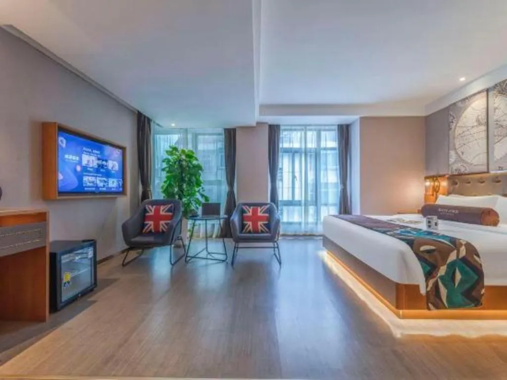 Bed in James Joyce Coffetel Hefei University of Technology