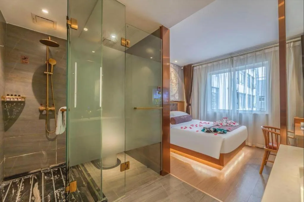 Bed in James Joyce Coffetel Hefei University of Technology