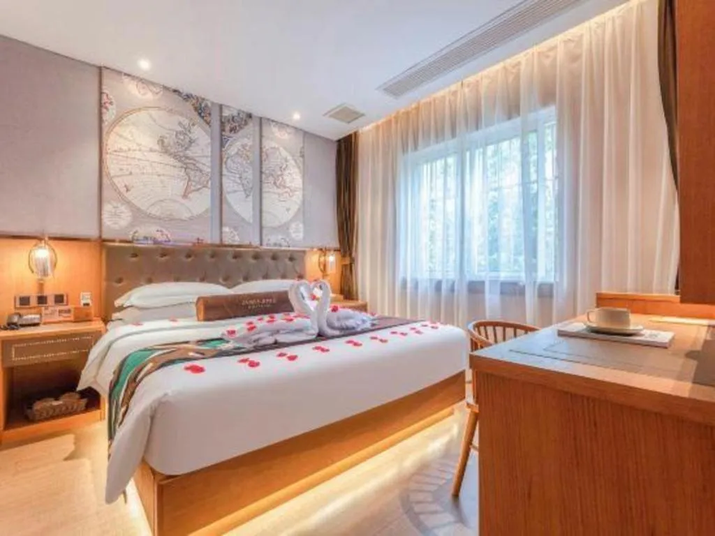 Bed in James Joyce Coffetel Hefei University of Technology