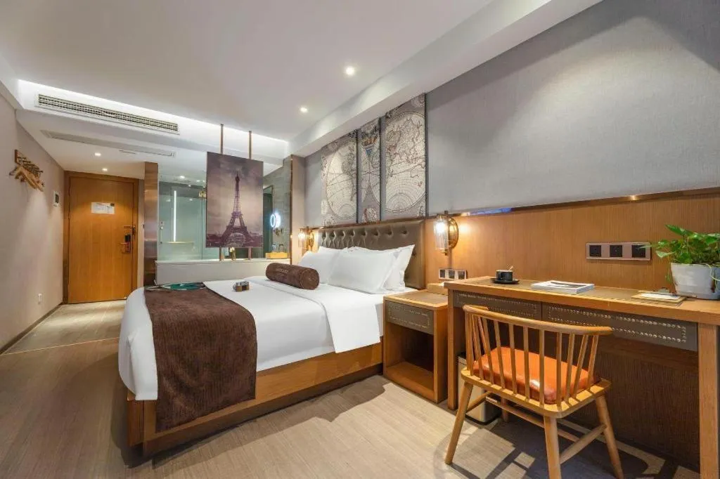 Bed in James Joyce Coffetel Hefei University of Technology