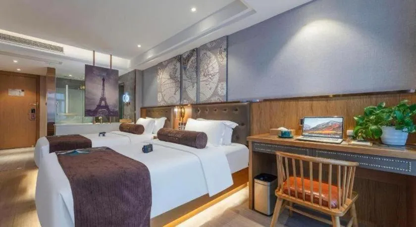 Bed in James Joyce Coffetel Hefei University of Technology