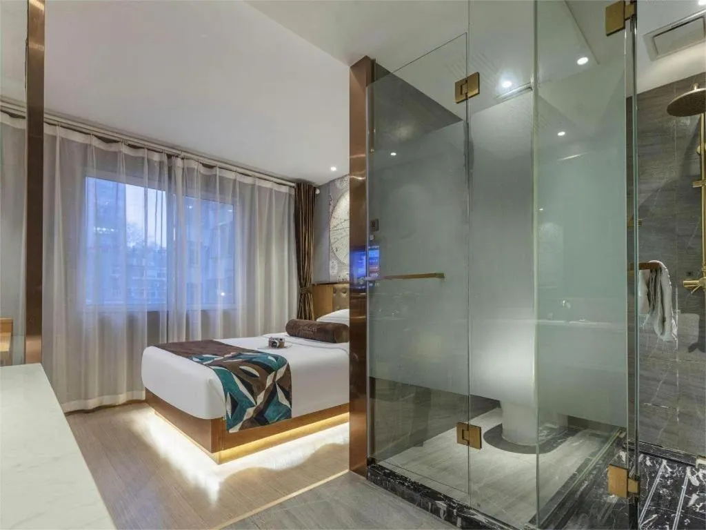 Bed in James Joyce Coffetel Hefei University of Technology