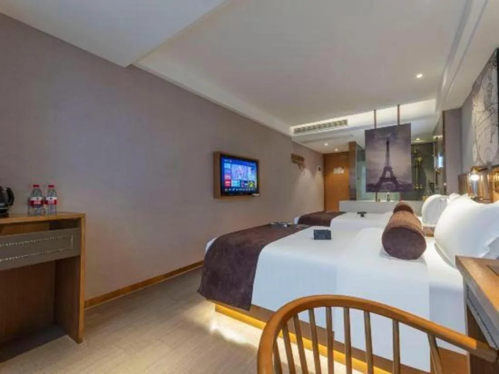 Bed in James Joyce Coffetel Hefei University of Technology