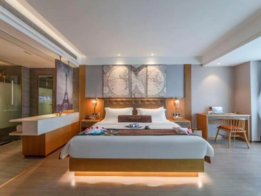 Bed in James Joyce Coffetel Hefei University of Technology