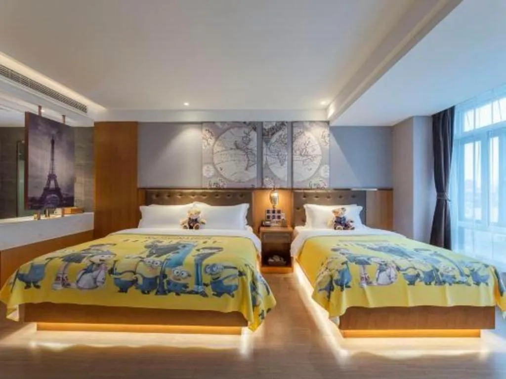 Bed in James Joyce Coffetel Hefei University of Technology