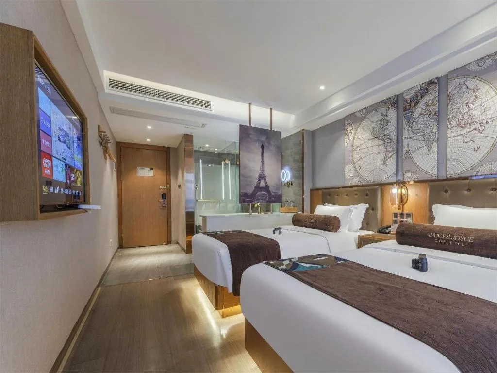 Bed in James Joyce Coffetel Hefei University of Technology