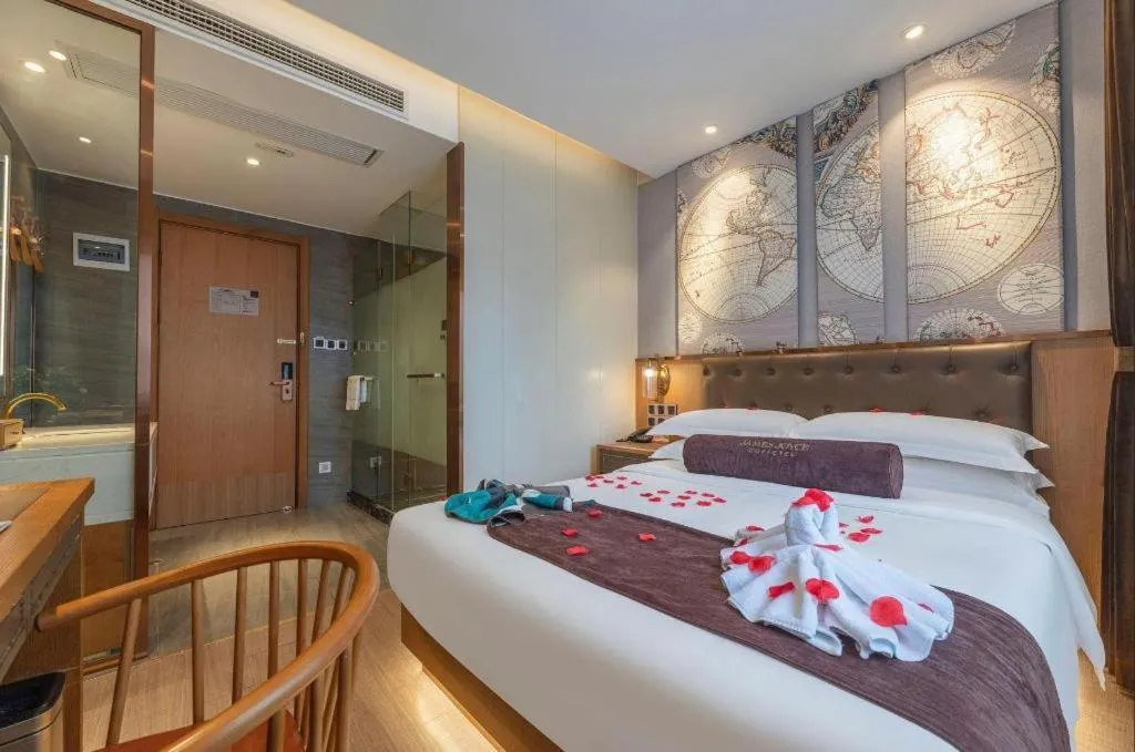 Bed in James Joyce Coffetel Hefei University of Technology