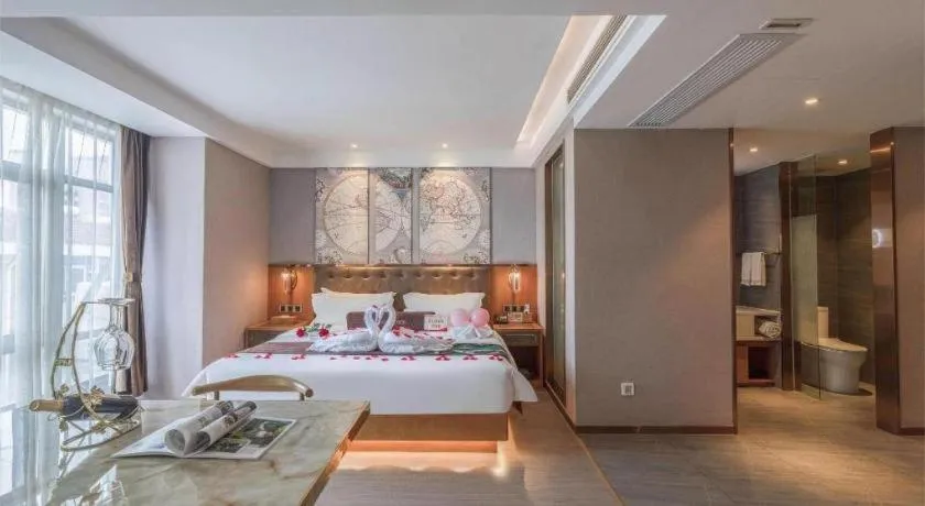 Bed in James Joyce Coffetel Hefei University of Technology