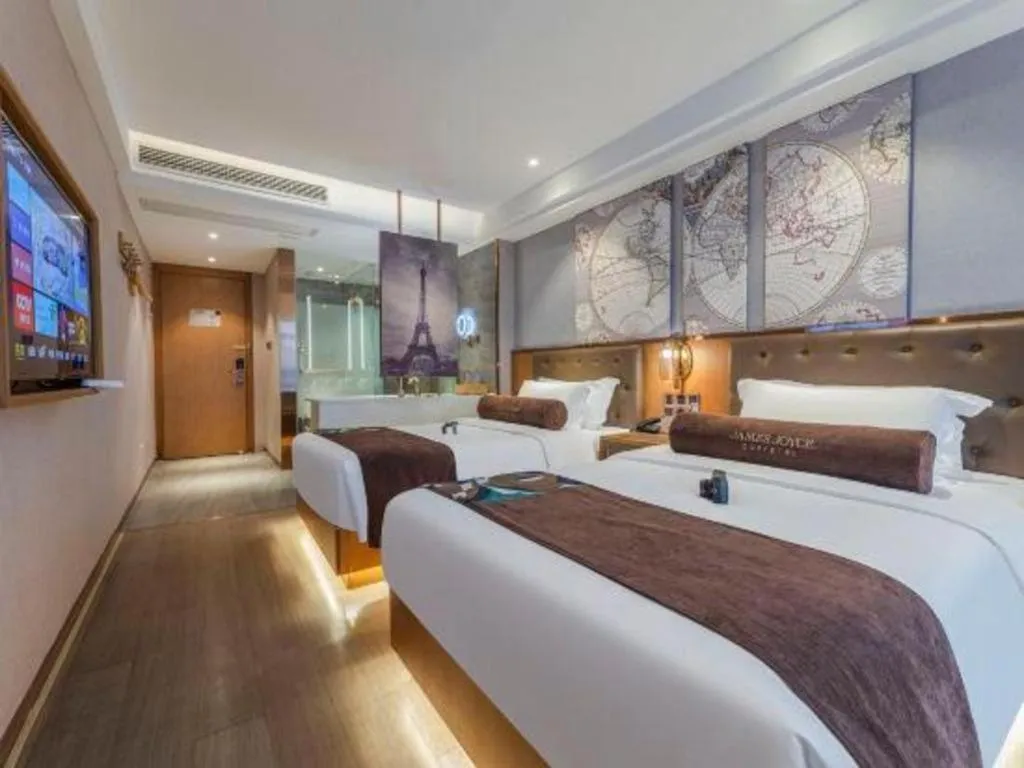 Bed in James Joyce Coffetel Hefei University of Technology