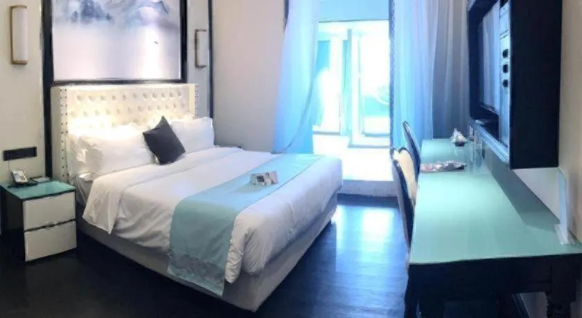 Bed in Xana Hotelle·Suzhou Shilu Shantang Street Scenic Spot