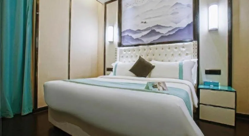 Bed in Xana Hotelle·Suzhou Shilu Shantang Street Scenic Spot