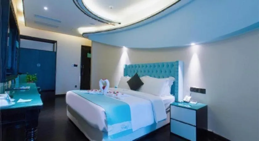 Bed in Xana Hotelle·Suzhou Shilu Shantang Street Scenic Spot