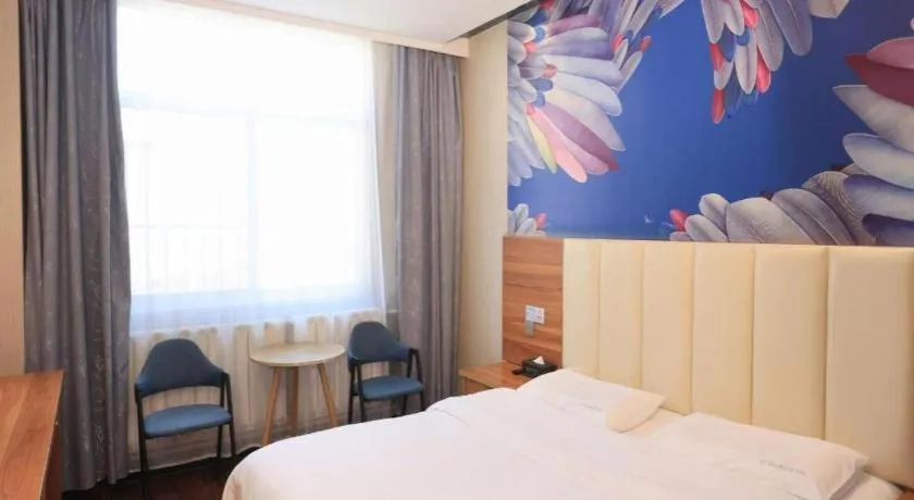 Bed in PAI Hotel Huayin Huashan Mountain Scenic Spot Ancient Street