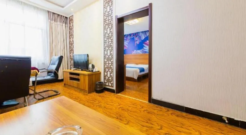Bed in PAI Hotel Huayin Huashan Mountain Scenic Spot Ancient Street