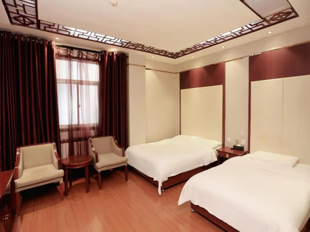 Bed in PAI Hotel Huayin Huashan Mountain Scenic Spot Ancient Street