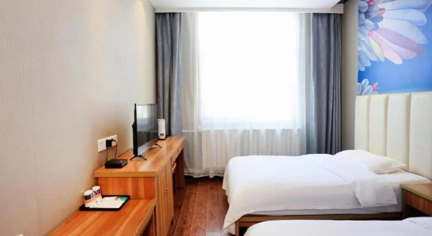 Bed in PAI Hotel Huayin Huashan Mountain Scenic Spot Ancient Street