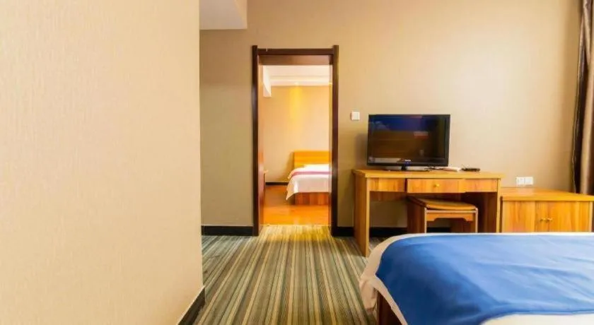 Bed in PAI Hotel Huayin Huashan Mountain Scenic Spot Ancient Street