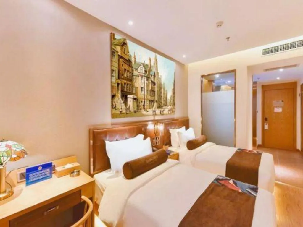 Bed in James Joyce Coffetel Beijing South Station Guang'anmen You'an Hospital