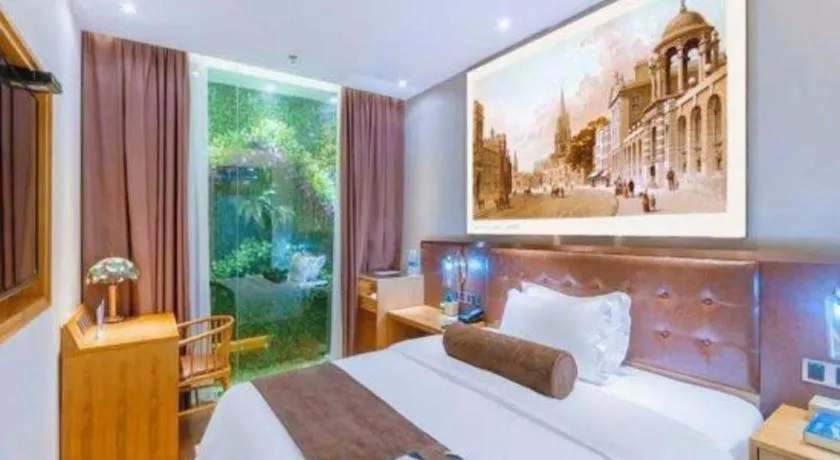 Bed in James Joyce Coffetel Beijing South Station Guang'anmen You'an Hospital