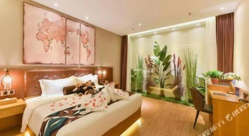 Bed in James Joyce Coffetel Beijing South Station Guang'anmen You'an Hospital