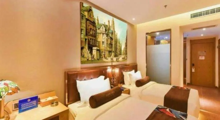 Bed in James Joyce Coffetel Beijing South Station Guang'anmen You'an Hospital