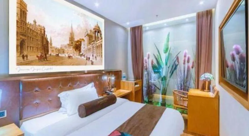 Bed in James Joyce Coffetel Beijing South Station Guang'anmen You'an Hospital