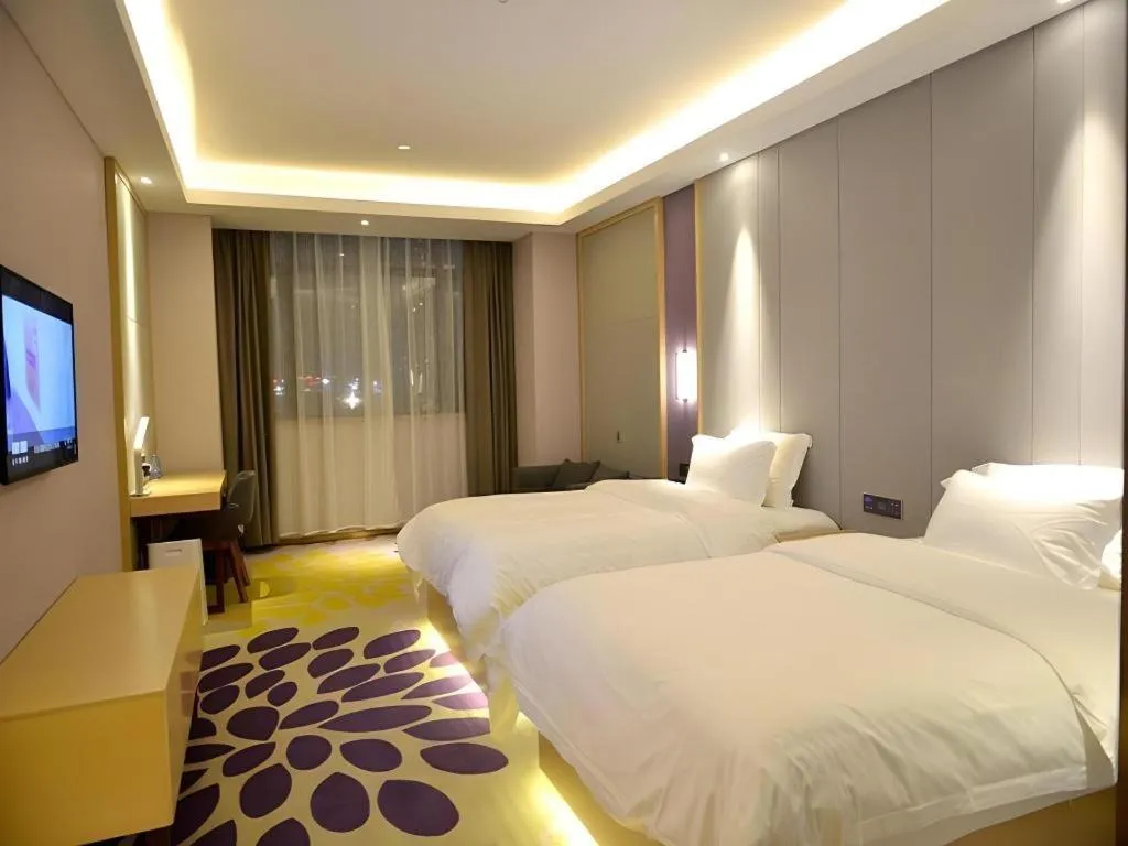 Bed in Lavande Hotel·Yichun Wanda, High Speed Railway Station