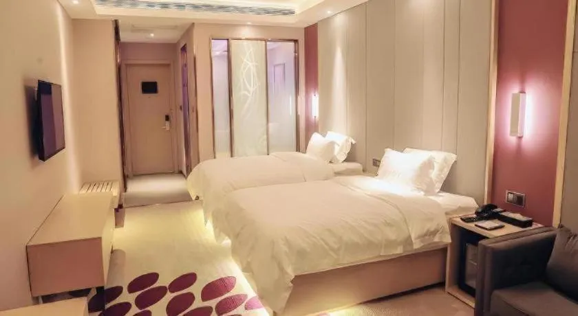 Bed in Lavande Hotel·Yichun Wanda, High Speed Railway Station