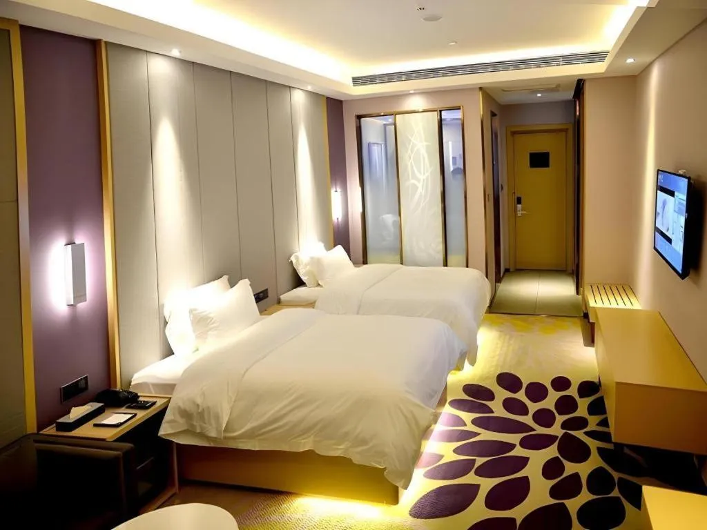 Bed in Lavande Hotel·Yichun Wanda, High Speed Railway Station