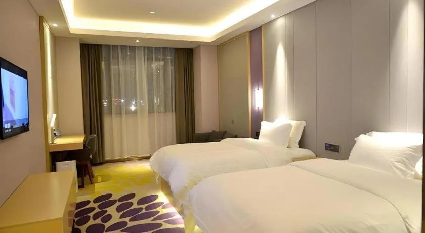 Bed in Lavande Hotel·Yichun Wanda, High Speed Railway Station