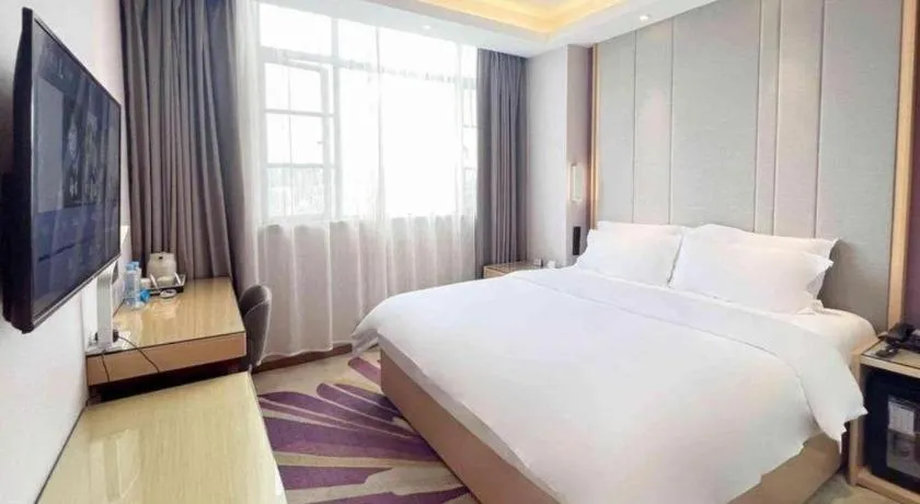 Bed in Lavande Hotel·Yichun Wanda, High Speed Railway Station
