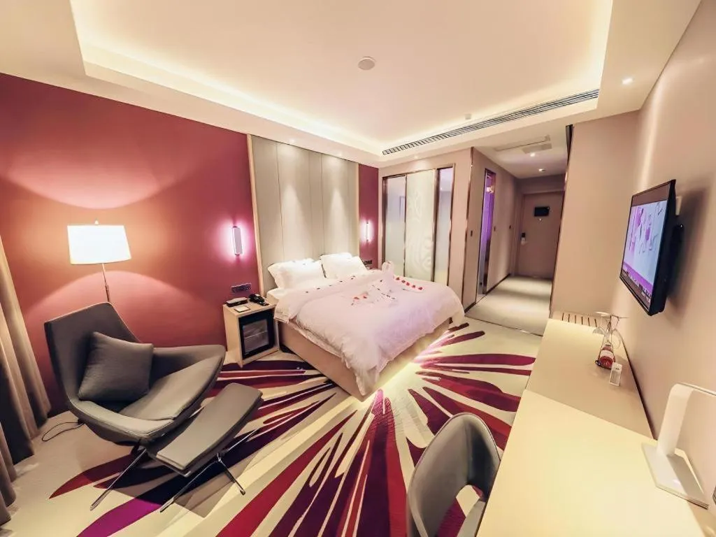 Bed in Lavande Hotel·Yichun Wanda, High Speed Railway Station