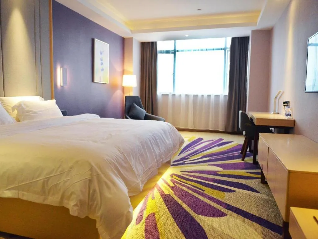 Bed in Lavande Hotel·Yichun Wanda, High Speed Railway Station