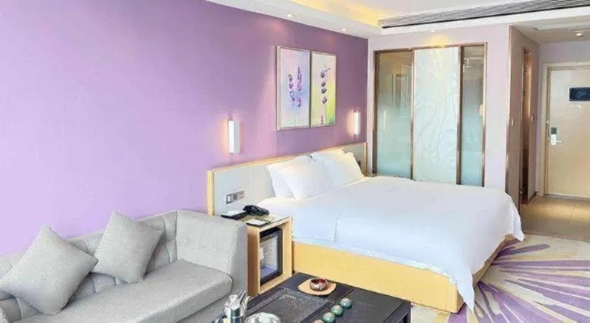 Bed in Lavande Hotel·Yichun Wanda, High Speed Railway Station