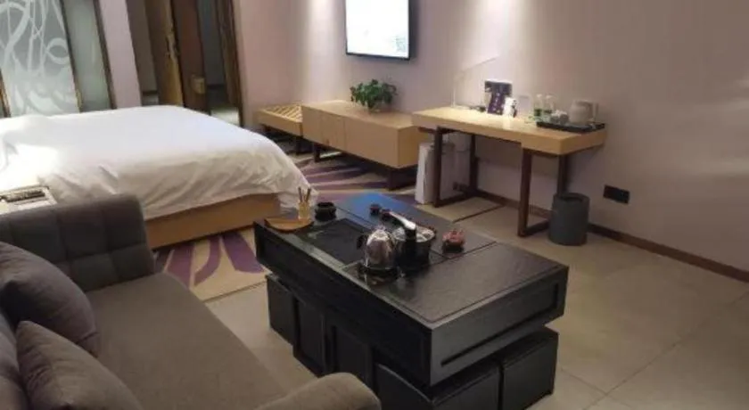 Bed in Lavande Hotel·Yichun Wanda, High Speed Railway Station