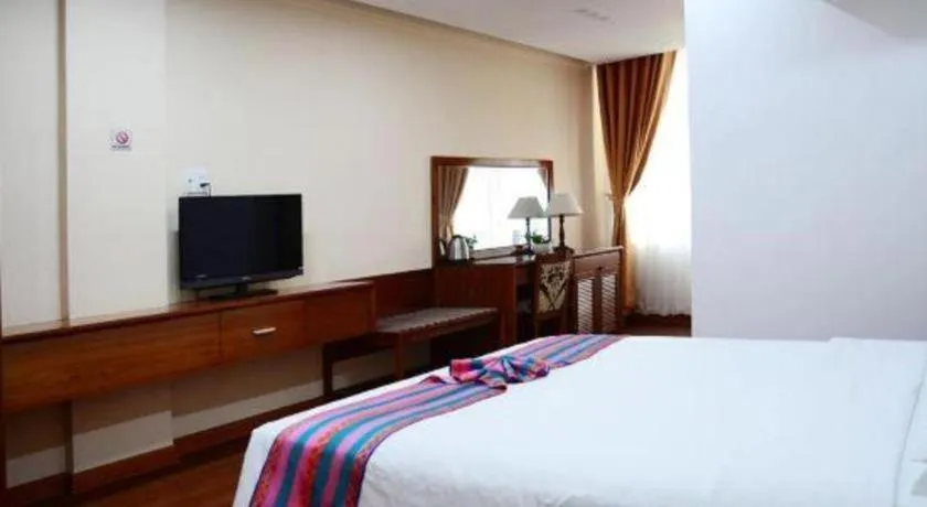 Bed in Dong Nai Hotel