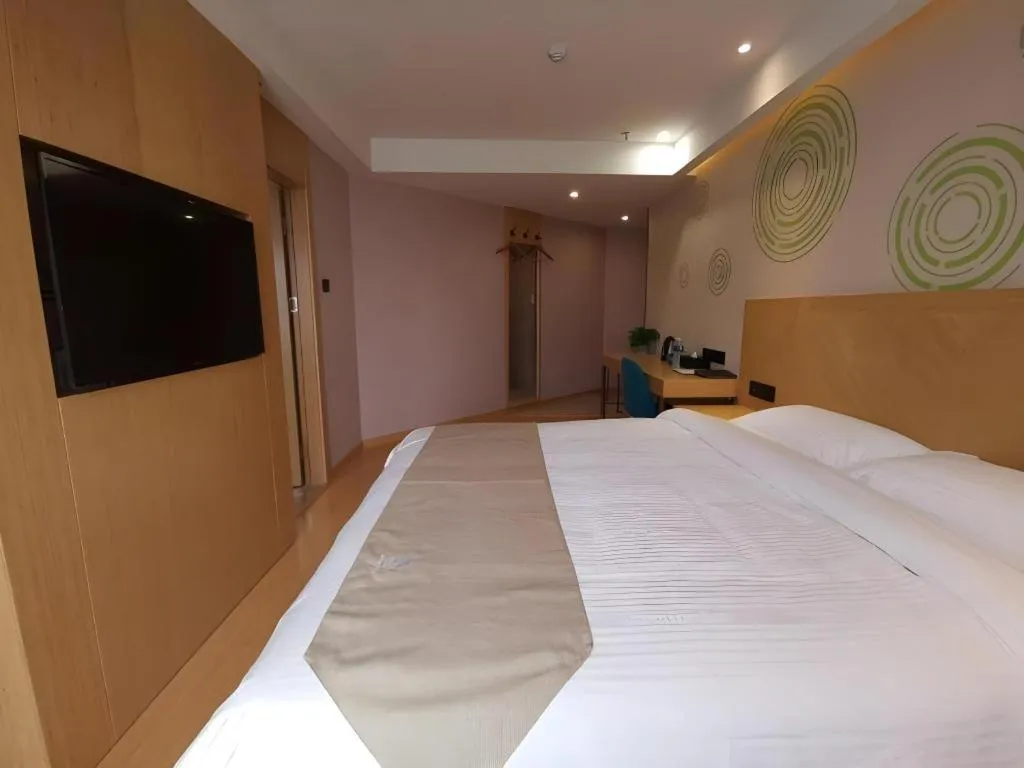 Bed in GreenTree Inn Tongling City ZonGYAng County Qishan Road People's Hospital