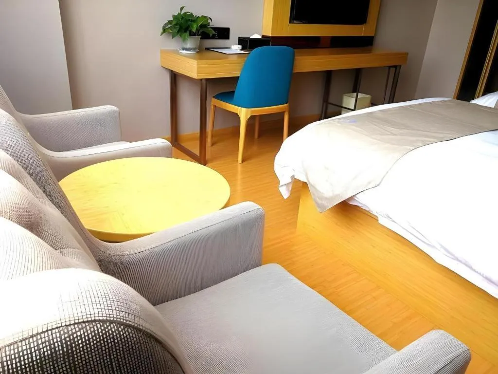 Bed in GreenTree Inn Tongling City ZonGYAng County Qishan Road People's Hospital