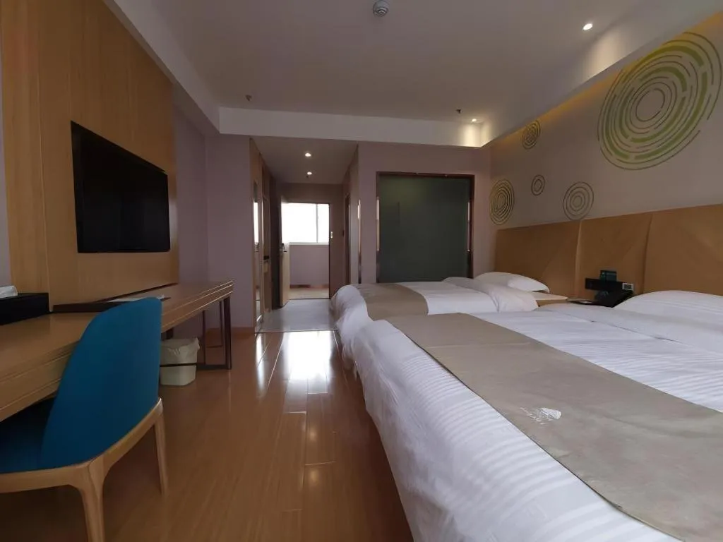 Bed in GreenTree Inn Tongling City ZonGYAng County Qishan Road People's Hospital