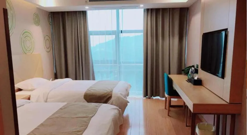 Bed in GreenTree Inn Tongling City ZonGYAng County Qishan Road People's Hospital