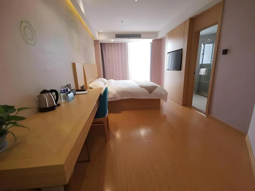 Bed in GreenTree Inn Tongling City ZonGYAng County Qishan Road People's Hospital