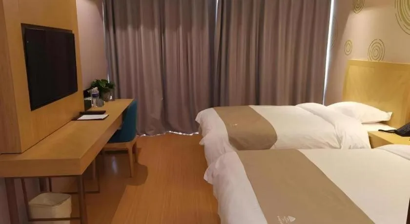 Bed in GreenTree Inn Tongling City ZonGYAng County Qishan Road People's Hospital