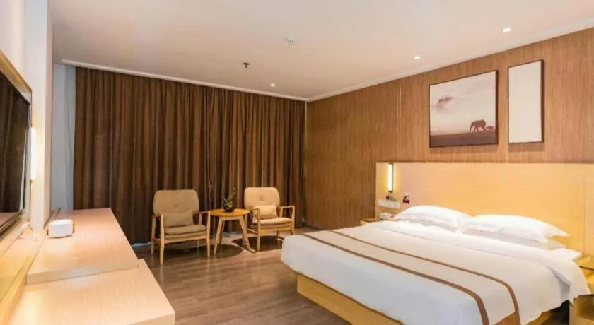 Bed in Jtour Inn Wuxi Meiyuan Kaiyuan Temple Metro