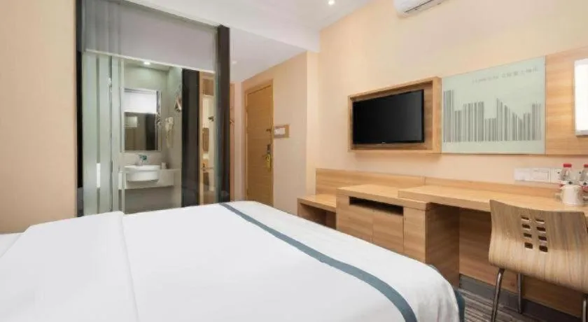 Bed in City Comfort Inn Wuhan Xudong Xiaoping Hubei University
