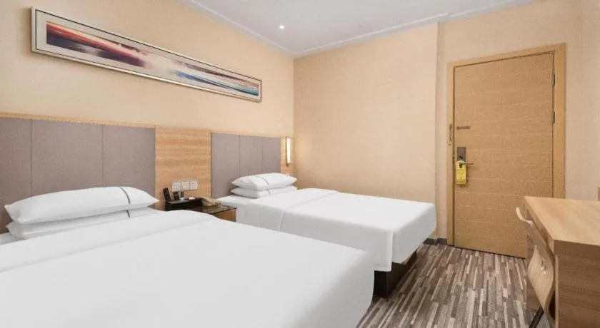 Bed in City Comfort Inn Wuhan Xudong Xiaoping Hubei University